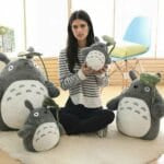 Totoro Knuffel Superzacht Met Lotusblad Paraplu De Knuffel