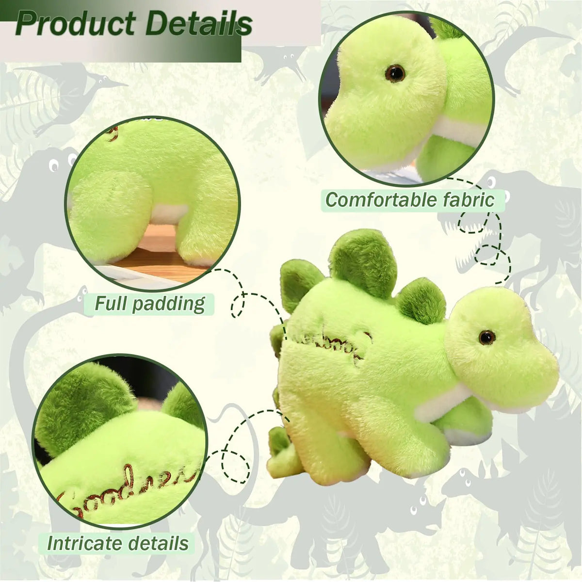 Triceratops Knuffel | Zachte Pluche Dinosaurus De Knuffel