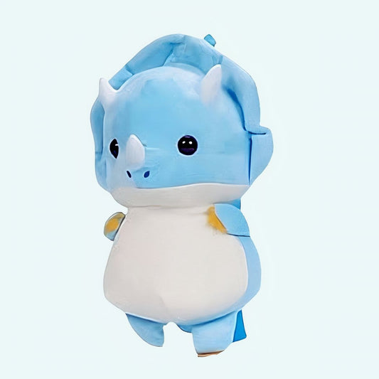 Triceratops Knuffelrugzak Stevig En Zacht Materiaal Schooldagen De Knuffel