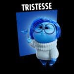 Tristesse Knuffel Vice Versa 2 Hemelblauw Gebreid Truitje Brillen De Knuffel