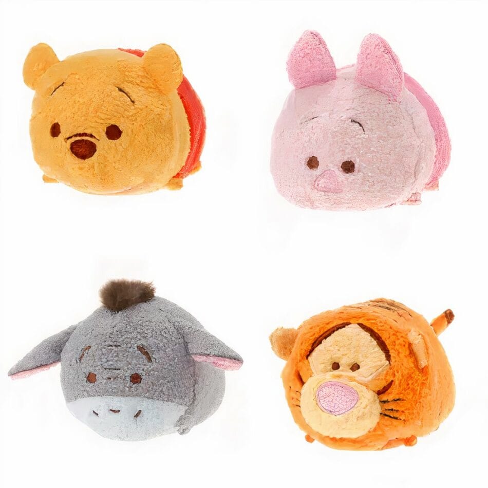 Tsum Tsum Winnie de Poeh Knuffelset 6 Stuks Stapelbare Plucheknuffels De Knuffel