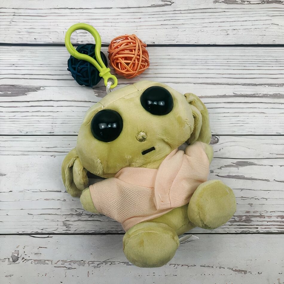 Twee Baby Yoda Knuffel Sleutelhangers van Zachte Pluche Star Wars De Knuffel