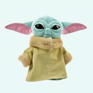 Twee Baby Yoda Knuffel Sleutelhangers van Zachte Pluche Star Wars De Knuffel