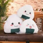 Ultra Zachte Rijstbal Knuffel Met Sushi Thema Roze Wangen De Knuffel