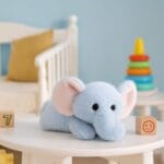Verzwaarde Knuffel Olifant Blauw voor Rust en Comfort De Knuffel