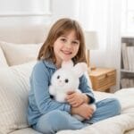 Verzwaarde Konijn Knuffel Wit 2 Kg Kalmerende Slaapknuffel De Knuffel