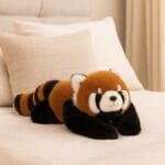Verzwaarde Rode Panda Knuffel met Gewichtsverdeling voor Comfort De Knuffel