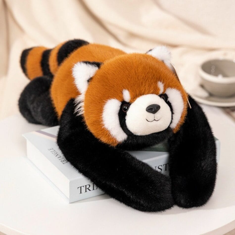 Verzwaarde Rode Panda Knuffel met Gewichtsverdeling voor Comfort De Knuffel