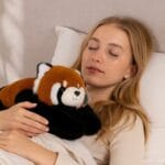 Verzwaarde Rode Panda Knuffel met Gewichtsverdeling voor Comfort De Knuffel