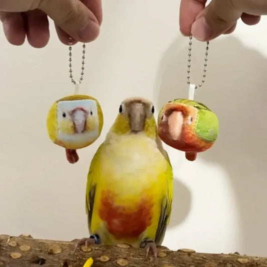 Vierkante Papegaai Knuffel Tashanger | 6 Modellen De Knuffel