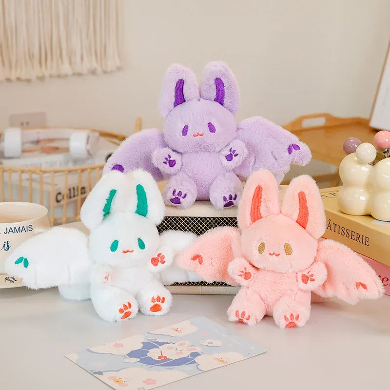 Vleermuis Konijn Knuffel | Kawaii Pluche Sleutelhanger De Knuffel