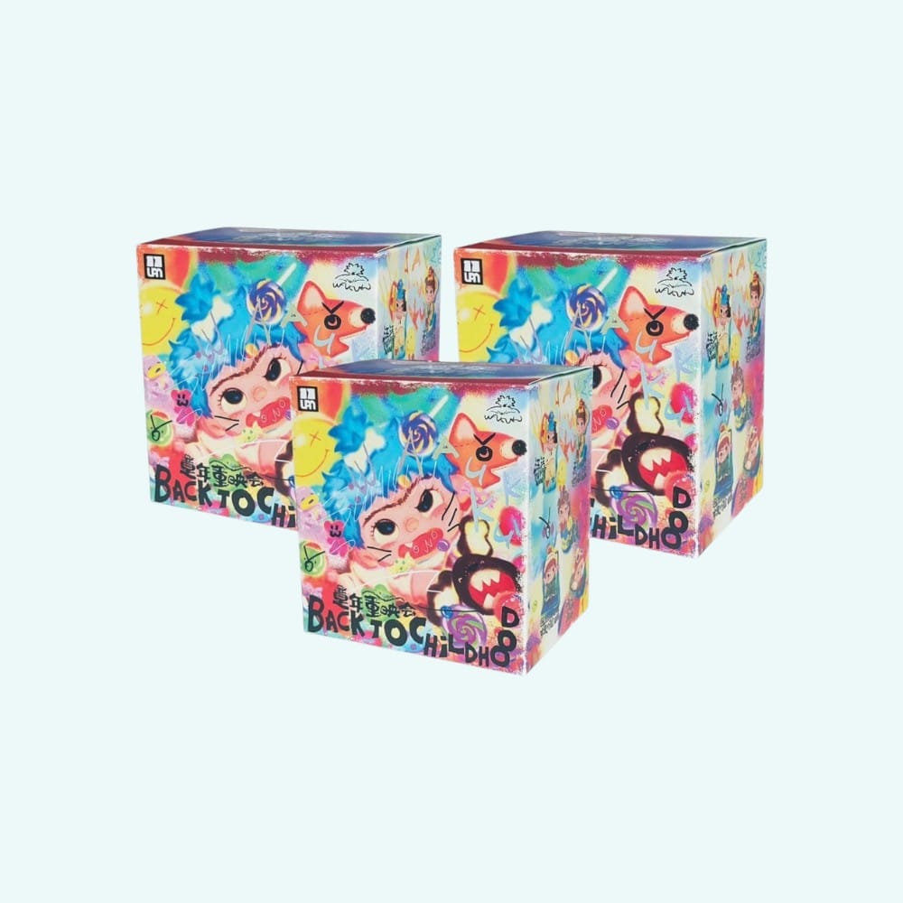 Wakuku Blind Box Back to Childhood Verrassingsknuffel De Knuffel set-van-3