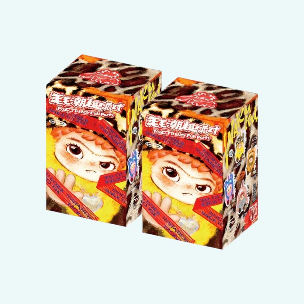 Wakuku Blind Box Fuzzy Fun Party Knuffel De Knuffel set-van-2