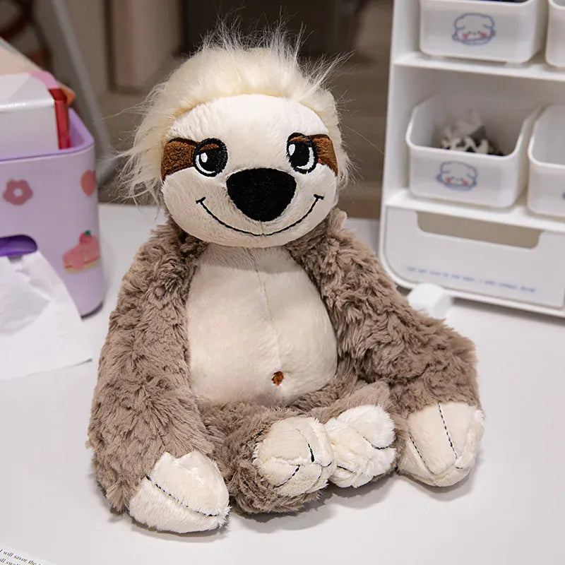 Wasbeer Knuffel 25 cm | Zachte Pluche Wasbeer De Knuffel Luiaard