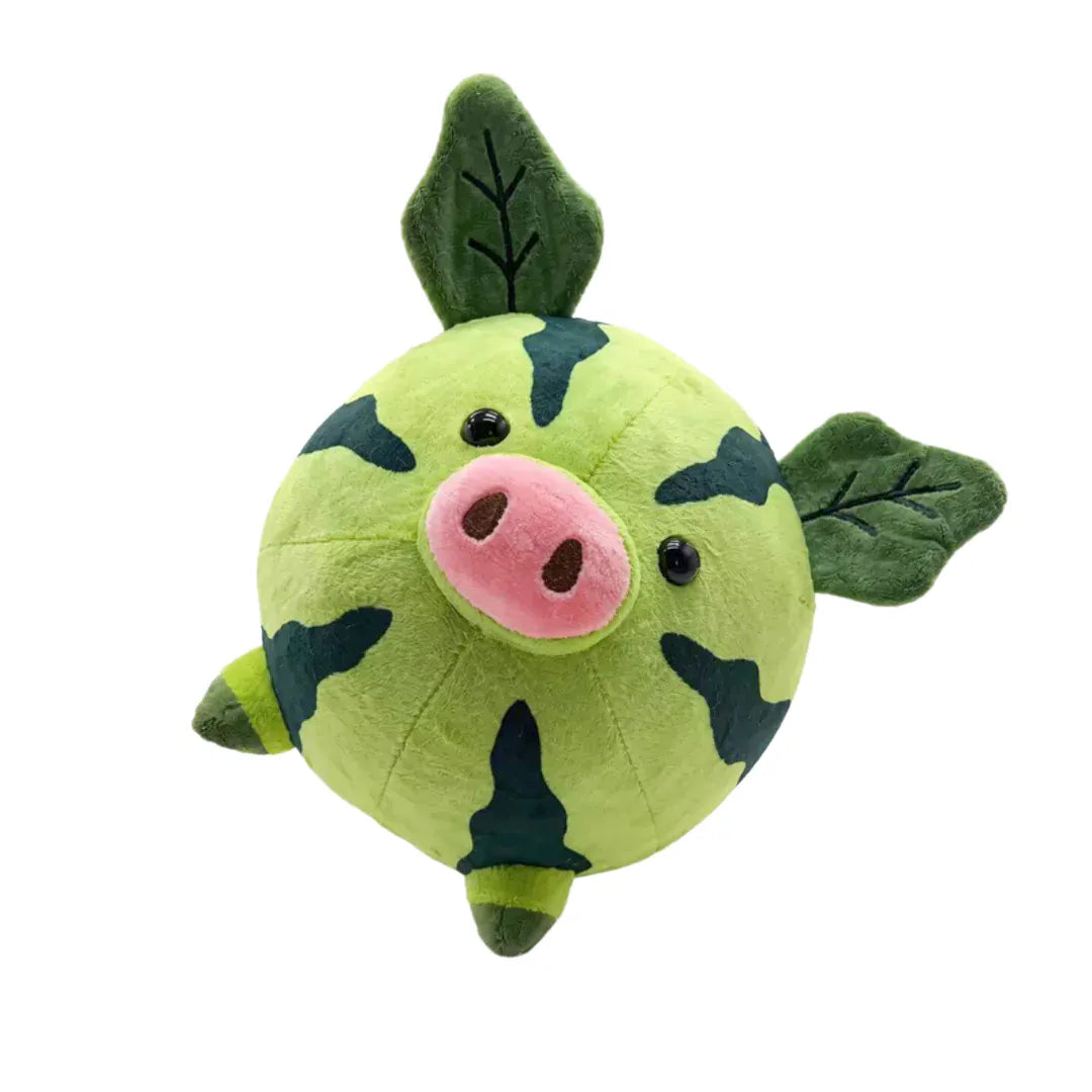 Watermeloen Varken Knuffel 10 of 24 cm | Zomers Fruit Biggetje De Knuffel