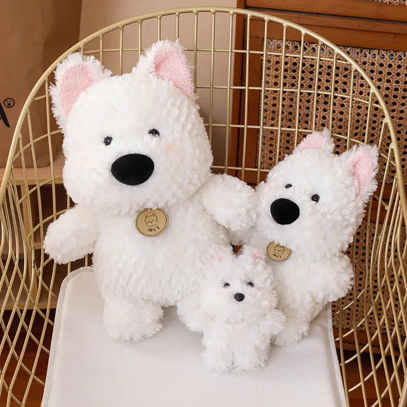 West Highland Terrier Knuffel 14 tot 35 cm | Staande Westie De Knuffel