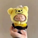 Winnie de Pooh Knuffeloutfit voor Labubu Knuffel met Poohoren De Knuffel