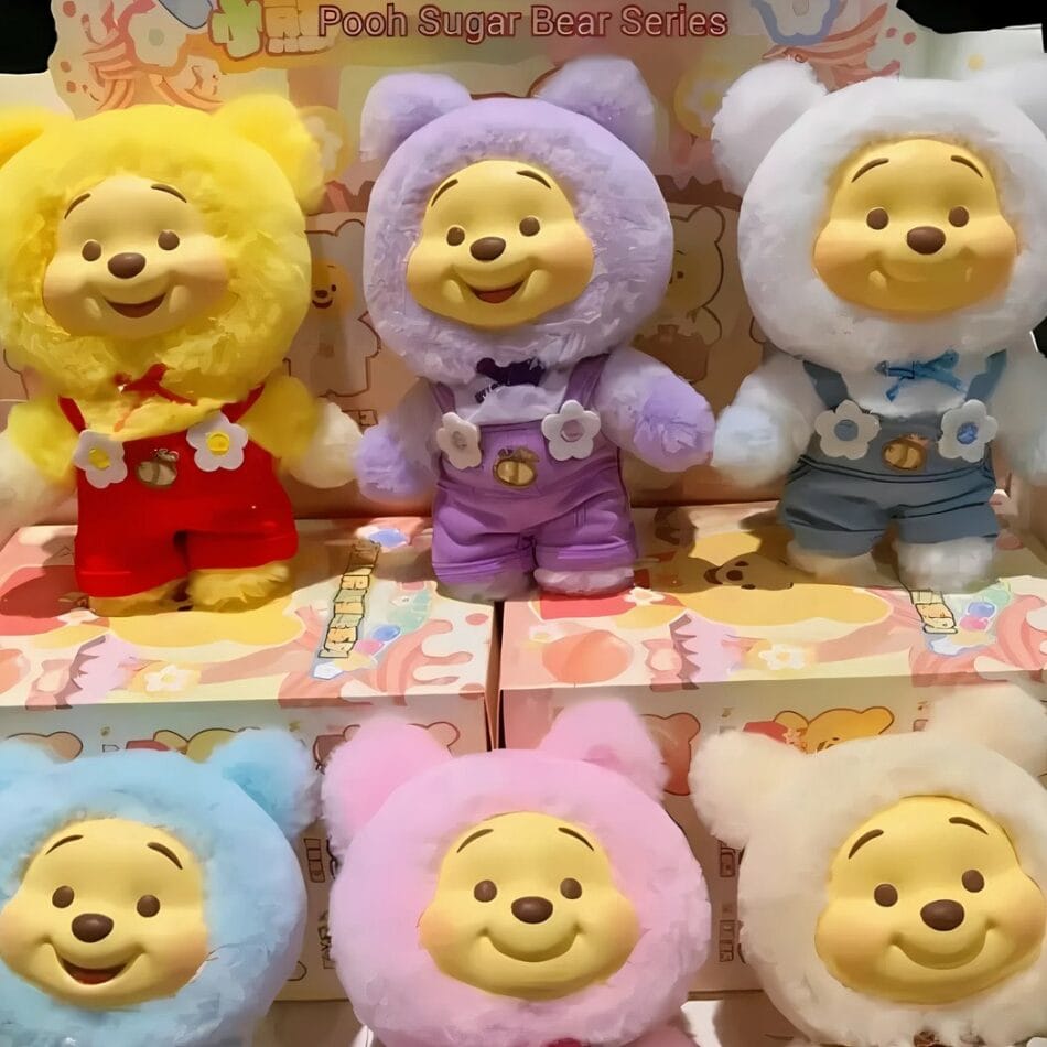 Winnie Labubu Stijl Knuffel Collectable Mysterie Doos De Knuffel