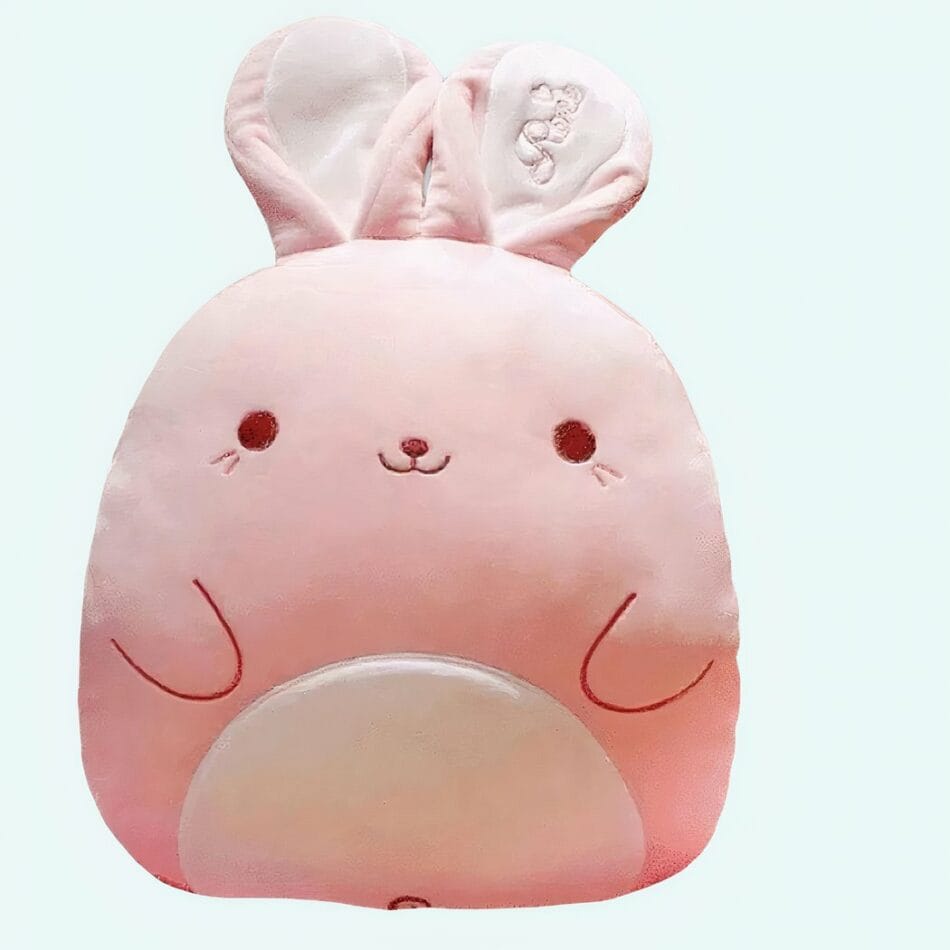 Wit Knuffelkonijn Kussen Zacht Pluche Sierkussen Voor Ontspanning De Knuffel