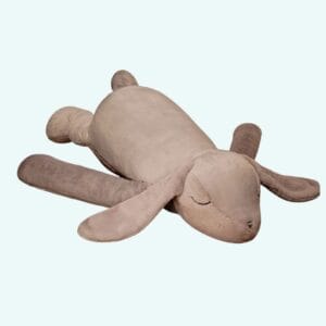 Wit Reuzen Knuffelkonijn met Lange Zijden Oren De Knuffel