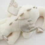 Witte Draak Knuffel Volant Met Zachte Pluche En Grote Vleugels De Knuffel