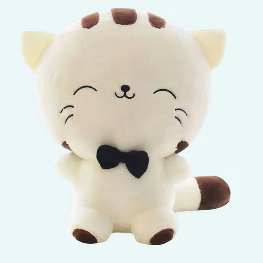 Witte Knuffel Baby Kat Met Zacht Pluche Voor Kinderen De Knuffel