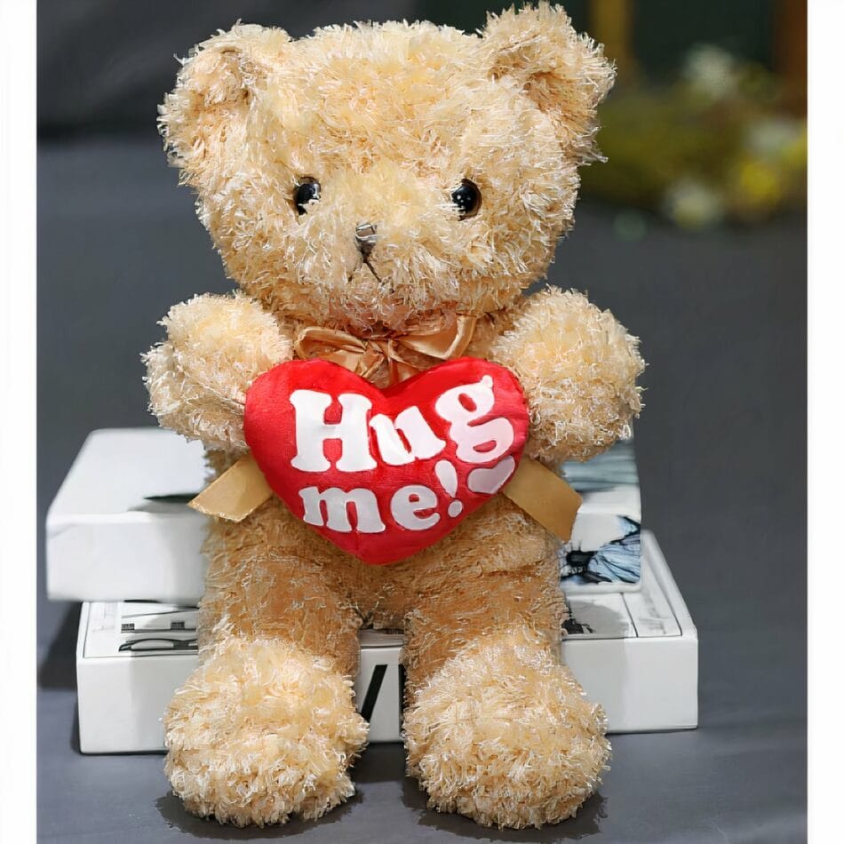 Witte Knuffelbeer 90 cm Hartvormig Ontwerp Valentijnsdag De Knuffel