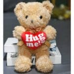Witte Knuffelbeer 90 cm Hartvormig Ontwerp Valentijnsdag De Knuffel