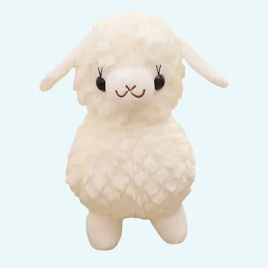 Witte Lama Knuffel van Zacht Pluche voor Baby De Knuffel