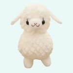 Witte Lama Knuffel van Zacht Pluche voor Baby De Knuffel
