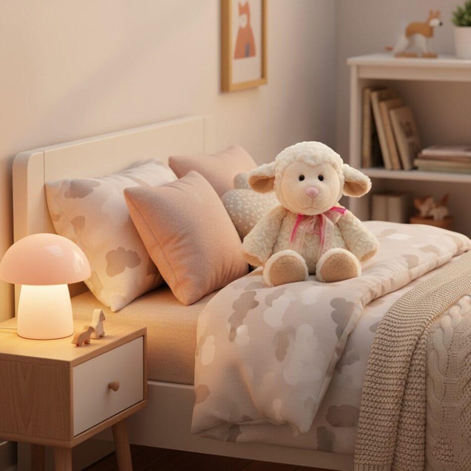 Witte Magnetronknuffel Schaapje Bouillotte Warmte En Bloemengeur De Knuffel