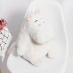 Witte Nijlpaard Knuffel Kussen van Katoen De Knuffel