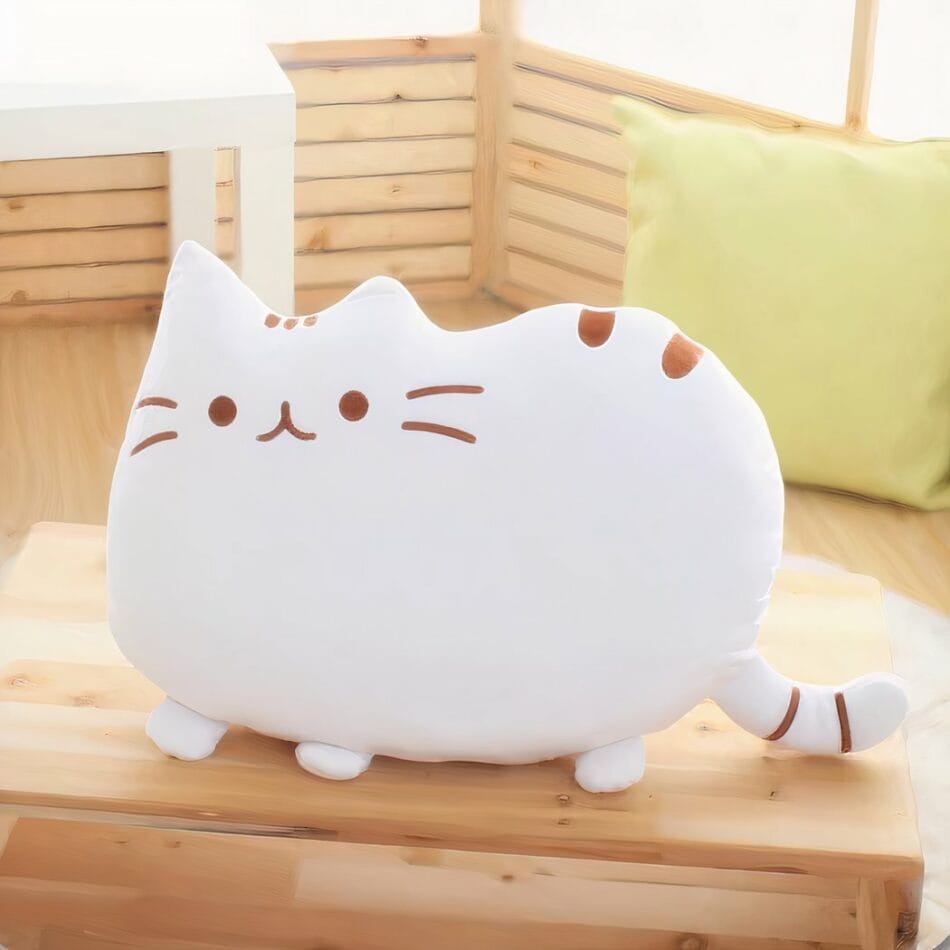 Witte Pluche Kat Knuffel Ultra Zacht Troostknuffel De Knuffel