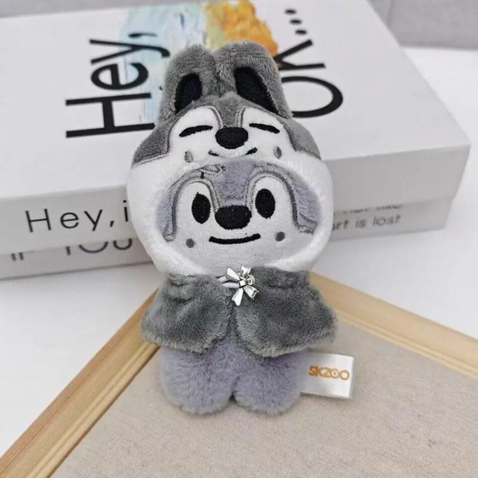 Wolf Chan Knuffel Stray Kids Geïnspireerde Kawaii Stijl 12 cm Mini De Knuffel