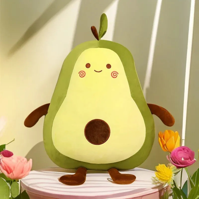 XXL Avocado Knuffelkussen 50 tot 100 cm | Kawaii Avocado De Knuffel 50 cm