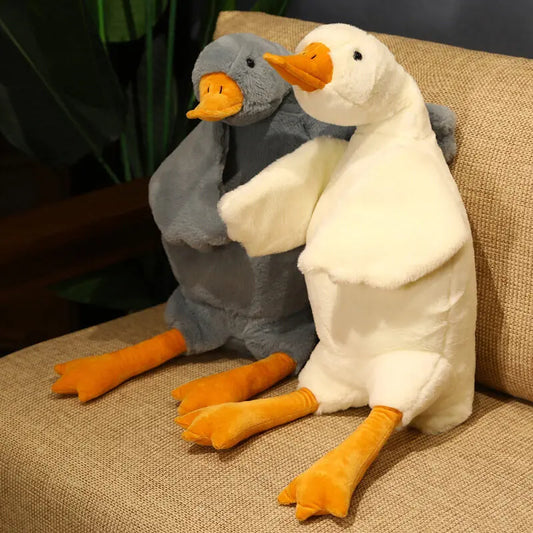 XXL Gans Knuffel 50 tot 130 cm | Lange Gans in 7 Kleuren De Knuffel