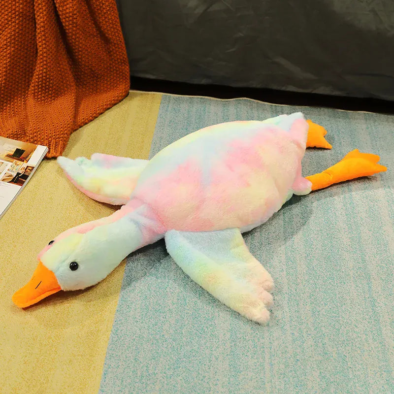 XXL Gans Knuffel 50 tot 130 cm | Lange Gans in 7 Kleuren De Knuffel Meerkleurig / 50 cm