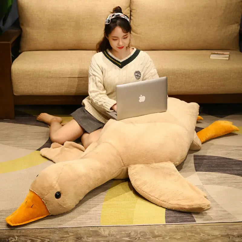 XXL Gans Knuffel 50 tot 130 cm | Lange Gans in 7 Kleuren De Knuffel