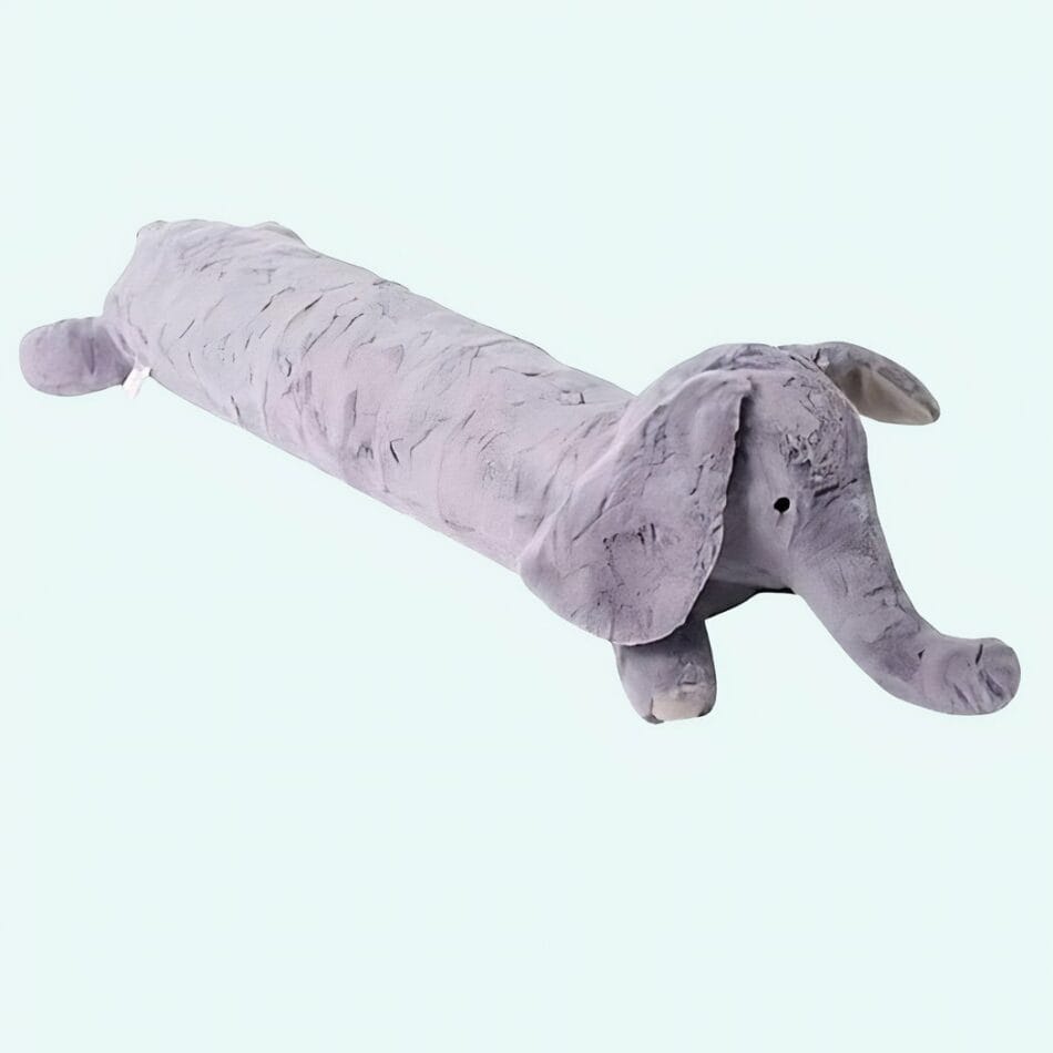 XXL Olifant Knuffel Kussen Met Zachte Grijze Vacht De Knuffel