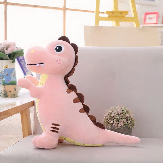 XXL Roze Tyrannosaurus Rex Knuffel Met Zijden Pluche De Knuffel 40cm