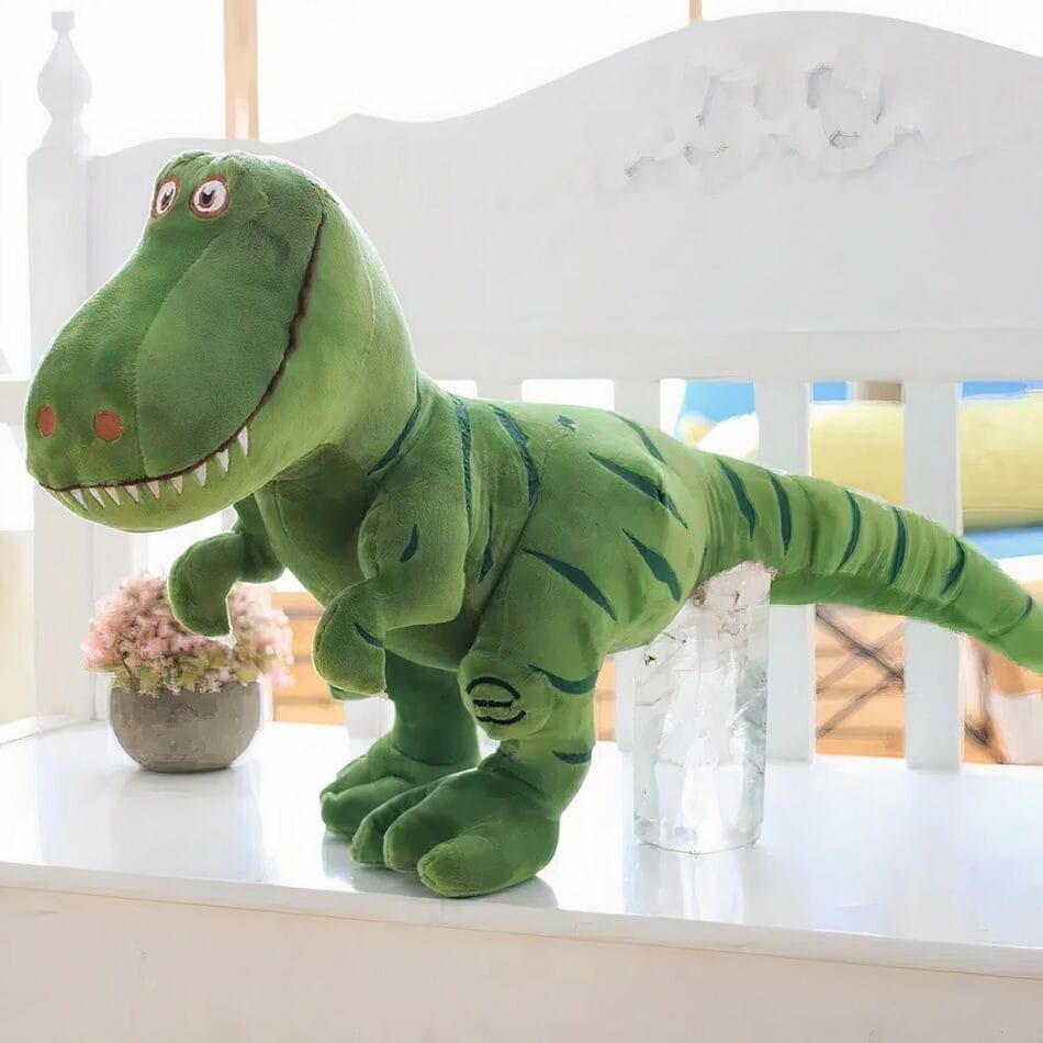 XXL T Rex Knuffel Groen Zachte Vacht Schattig Tyrannosaurus De Knuffel