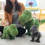 XXL T Rex Knuffel Groen Zachte Vacht Schattig Tyrannosaurus De Knuffel
