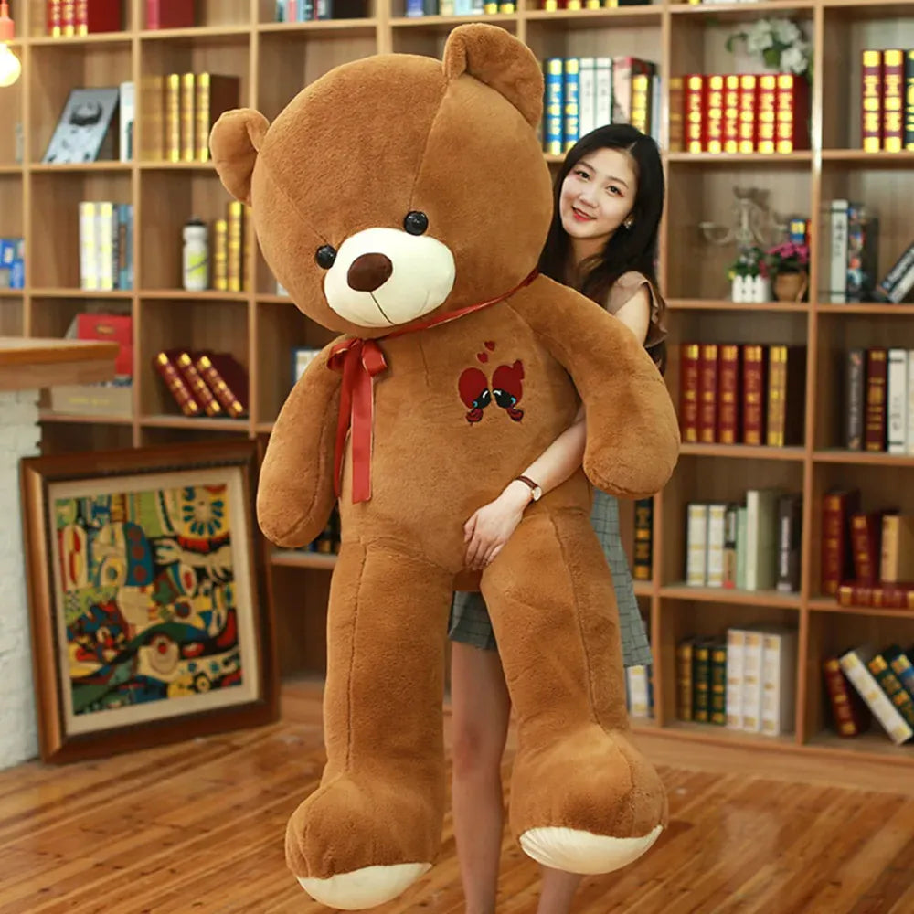 XXL Teddybeer 60 tot 100 cm | Grote Knuffelbeer in 4 Kleuren De Knuffel