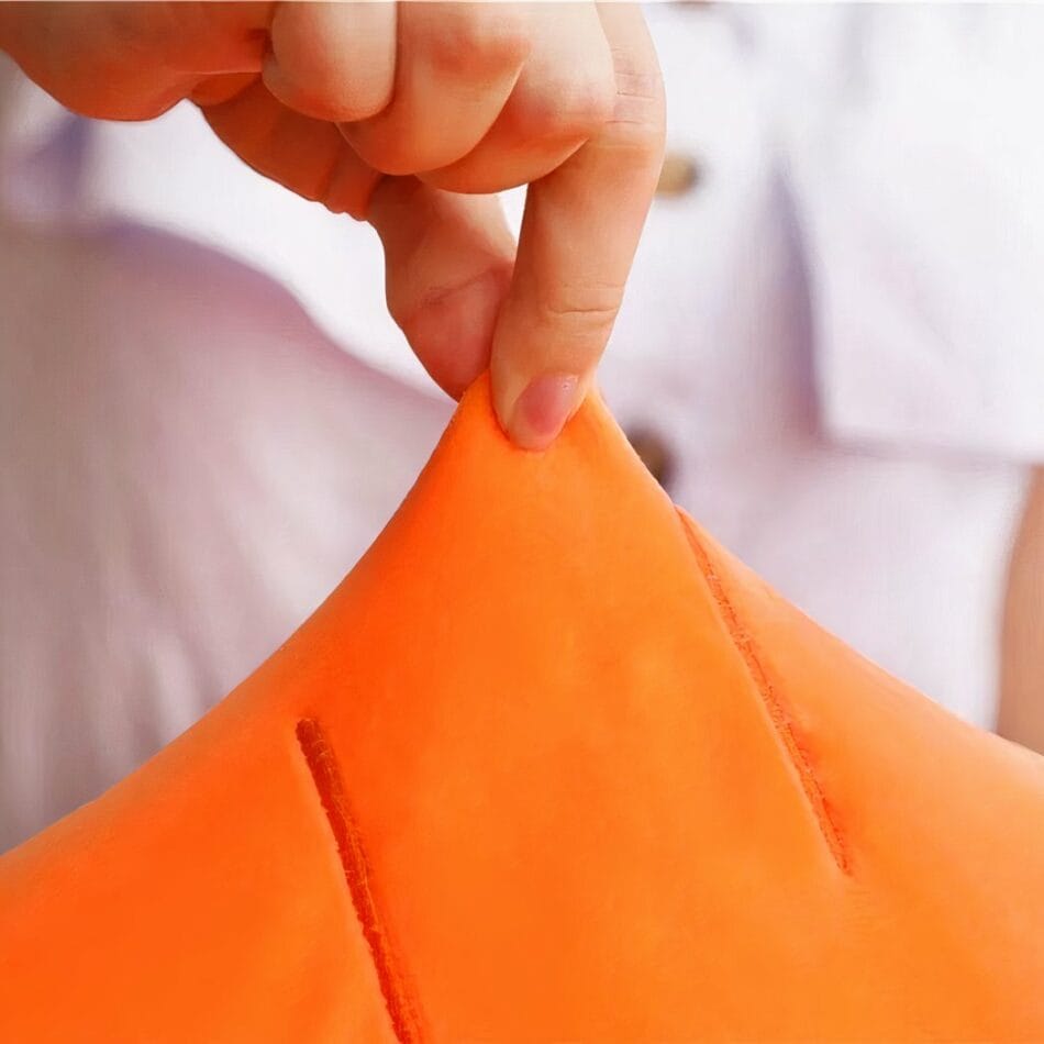 XXL Wortel Knuffel Oranje Pluizige Reuzenknuffel Met Grote Ogen De Knuffel