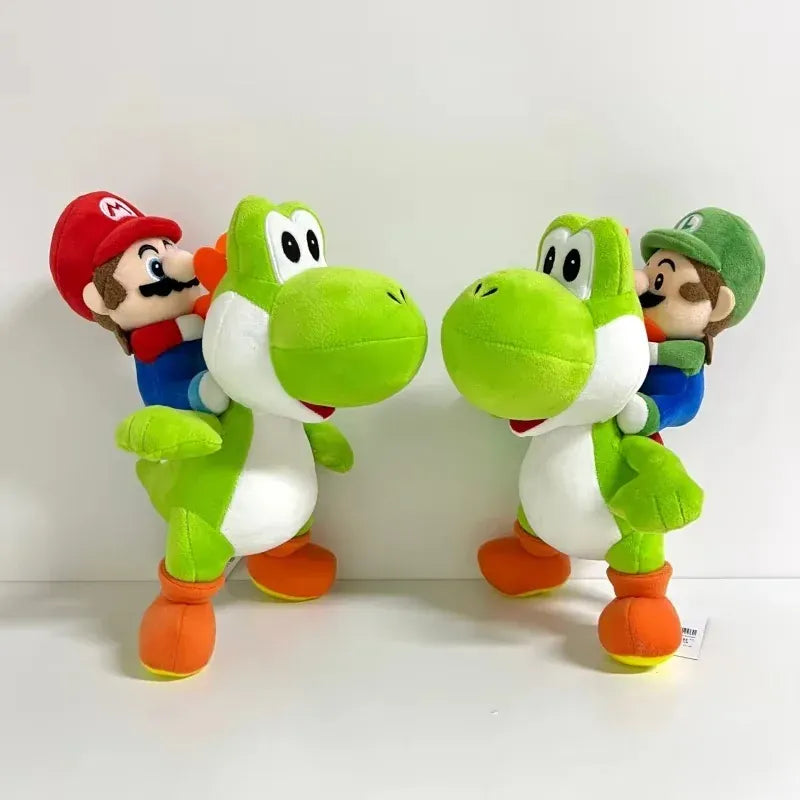 Yoshi Mario & Luigi Knuffel De Knuffel