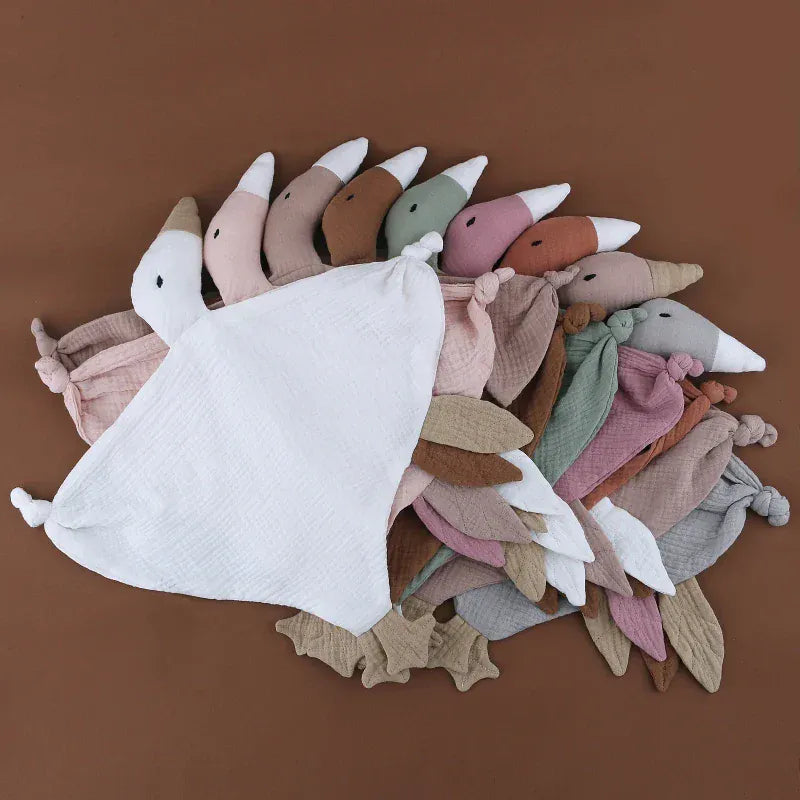 Zacht Baby Knuffeldoek met Eendjes De Knuffel