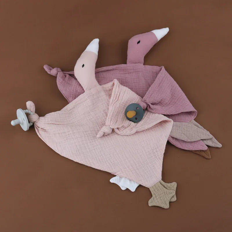 Zacht Baby Knuffeldoek met Eendjes De Knuffel