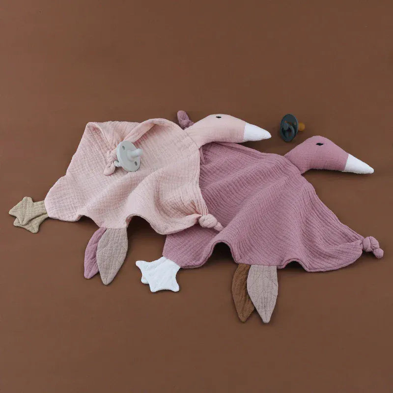 Zacht Baby Knuffeldoek met Eendjes De Knuffel