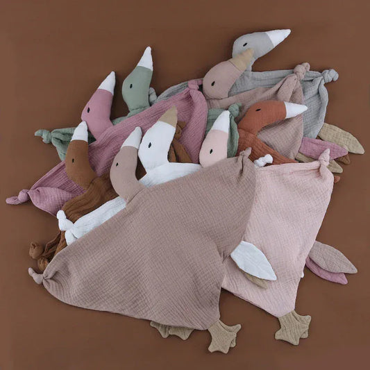 Zacht Baby Knuffeldoek met Eendjes De Knuffel