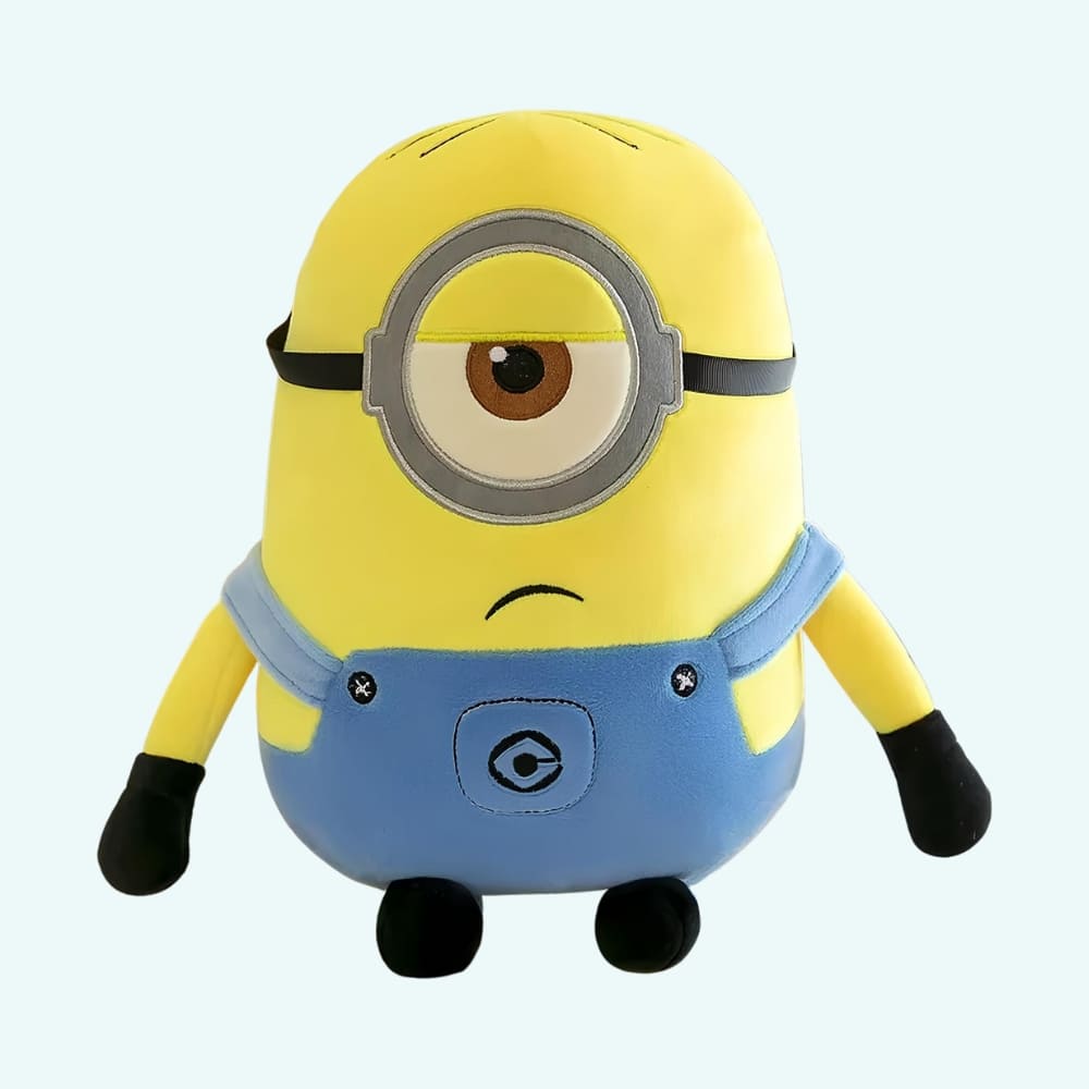 Zacht Minions met Blauwe Salopette en Glimlach De Knuffel model-3